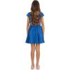 image:imageSpeechless Girls Cap Sleeve Techno Scuba 3D Flower Applique Party DressRoyal Blue