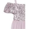 image:imageSpeechless Girls Cold Shoulder Party DressDusty Lilac