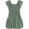 image:imageSpeechless Girls Flutter Sleeve Drop Waist Lace Party DressSage