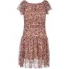 image:imageSpeechless Girls Flutter Sleeve Drop Waist Ruched Party DressRoseTaupe