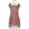 image:imageSpeechless Girls Flutter Sleeve Drop Waist Ruched Party DressRoseTaupe