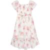 image:imageSpeechless Girls Flutter Sleeve Midi Dress and PurseIvoryCoral
