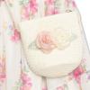 image:imageSpeechless Girls Flutter Sleeve Midi Dress and PurseIvoryCoral