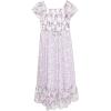 image:imageSpeechless Girls Flutter Sleeve Midi Dress and PurseIvoryLilac Floral