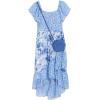 image:imageSpeechless Girls Flutter Sleeve Midi Dress and PurseWhiteBlue