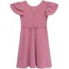 image:imageSpeechless Girls Flutter Sleeve Skater DressMauve