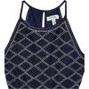 image:imageSpeechless Girls Halter Neck Fit and Flare Party DressNavy