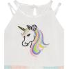 image:imageSpeechless Girls High Neck Party Dress with Mesh SkirtIvoryBlush