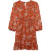 image:imageSpeechless Girls Long Sleeve Chiffon DressRustFloral