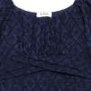 image:imageSpeechless Girls Long Sleeve Jacquard Clip Dot Party DressNavy