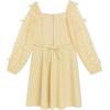 image:imageSpeechless Girls Long Sleeve Scuba Crepe Skater Party DressButter