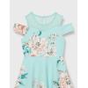 image:imageSpeechless Girls Off The Shoulder Floral Party DressMintPeach