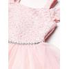 image:imageSpeechless Girls Off The Shoulder High Low Party DressBlush
