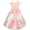 image:imageSpeechless Girls Off The Shoulder High Low Party DressCoralFloral