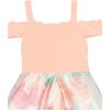 image:imageSpeechless Girls Off The Shoulder High Low Party DressCoralFloral
