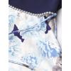 image:imageSpeechless Girls Off The Shoulder High Low Party DressNavyBlue Floral