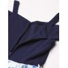 image:imageSpeechless Girls Off The Shoulder High Low Party DressNavyBlue Floral