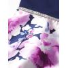 image:imageSpeechless Girls Off The Shoulder High Low Party DressNavyPurple