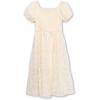 image:imageSpeechless Girls Puff Sleeve Square Neck Smocked Floral Midi DressIvory