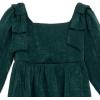 image:imageSpeechless Girls Satin Babydoll Party DressHunter Green