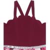 image:imageSpeechless Girls Scalloped Neck HighLow Party DressWineFloral
