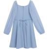 image:imageSpeechless Girls Scuba Crepe Pearl and Rhinestone Sleeve Party DressPeriwinkle