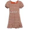 image:imageSpeechless Girls Short Balloon Sleeve Boucle DressMulti