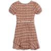 image:imageSpeechless Girls Short Balloon Sleeve Boucle DressMulti