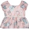image:imageSpeechless Girls Short Sleeve Crinkle Satin Party DressBlushBlue