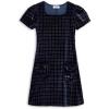 image:imageSpeechless Girls Short Sleeve Knit Boucle Party DressNavy