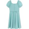 image:imageSpeechless Girls Short Sleeve Scuba Crepe Skater Party DressAqua
