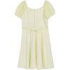 image:imageSpeechless Girls Short Sleeve Scuba Crepe Skater Party DressYellow