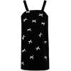 image:imageSpeechless Girls Sleeveless Black Party Dress with Allover BowsBlack