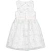 image:imageSpeechless Girls Sleeveless Butterfly Embroidered Mesh Party DressIvoryPink