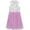 image:imageSpeechless Girls Sleeveless Caviar Glitter Mesh Tulle Party DressIvorylavendar