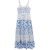 image:imageSpeechless Girls Sleeveless Chiffon Maxi Tiered Dress with SunglassesIvoryBlue