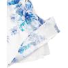 image:imageSpeechless Girls Sleeveless Fit and Flare Mikado DressOff WhiteBlue