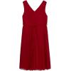image:imageSpeechless Girls Sleeveless Flowy Party Dress with Illusion NeckRed