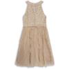 image:imageSpeechless Girls Sleeveless Glitter Tulle Corkscrew Party DressChampagne