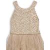 image:imageSpeechless Girls Sleeveless Glitter Tulle Corkscrew Party DressChampagne