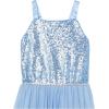 image:imageSpeechless Girls Sleeveless Halter Neck DressBlue