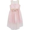 image:imageSpeechless Girls Sleeveless Illusion Neck Cupcake Tulle Sash Belt KneeLength DressPinkgold