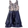 image:imageSpeechless Girls Sleeveless Lace and Chiffon Party DressNavy