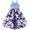 image:imageSpeechless Girls Sleeveless Maxi High Low Party DressNavyLavender