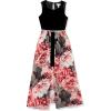 image:imageSpeechless Girls Sleeveless Maxi Romper Party DressBlackRed