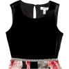 image:imageSpeechless Girls Sleeveless Maxi Romper Party DressBlackRed