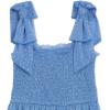 image:imageSpeechless Girls Sleeveless Mesh Dot Tiered Tulle DressBlueSilver