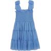 image:imageSpeechless Girls Sleeveless Mesh Dot Tiered Tulle DressBlueSilver