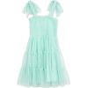 image:imageSpeechless Girls Sleeveless Mesh Dot Tiered Tulle DressMint