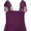 image:imageSpeechless Girls Sleeveless Mesh Dot Tiered Tulle DressPlum